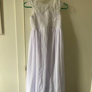Flower girl / junior bridesmaid dress